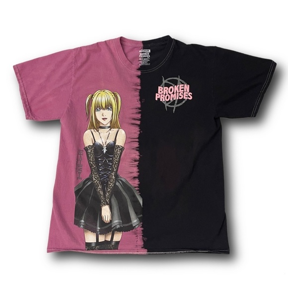 Broken Promises Co Deathnote Anime Parti colored graphic t-shirt - size medium - Picture 1 of 8